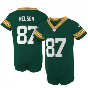 Nike Jordy Nelson Green Bay Packers Newborn Game Romper Jersey -