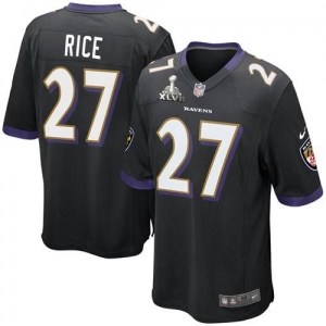 Nike Ray Rice Baltimore Ravens Youth Super Bowl XLVII Game Jerse