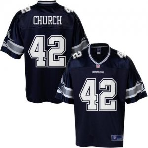 Pro Line Men's Dallas Cowboys Barry Church Team Color Jersey