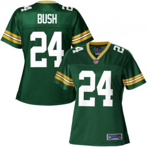 Pro Line Women's Green Bay Packers Jarrett Bush Team Color Jerse