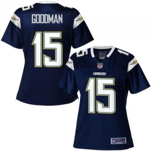 Pro Line Women's San Diego Chargers Richard Goodman Team Color J