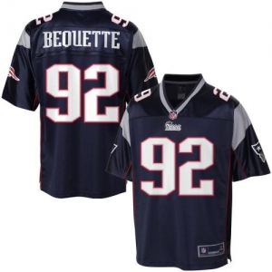 Pro Line Men's New England Patriots Jake Bequette Team Color Jer