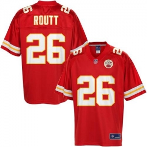 Pro Line Men's Kansas City Chiefs Stanford Routt Team Color Jers