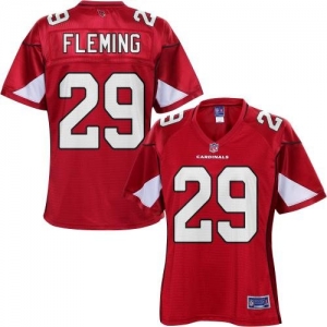 Pro Line Women's Arizona Cardinals Jamell Fleming Team Color Jer