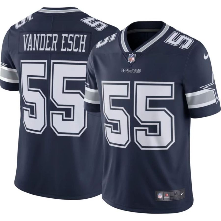 Nike Men's Dallas Cowboys Leighton Vander Esch #55 Navy Limited