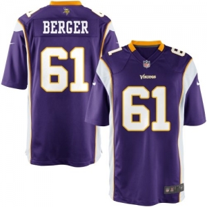 Nike Youth Minnesota Vikings Joe Berger Team Color Game Jersey