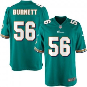 Nike Youth Miami Dolphins Kevin Burnett Team Color Game Jersey