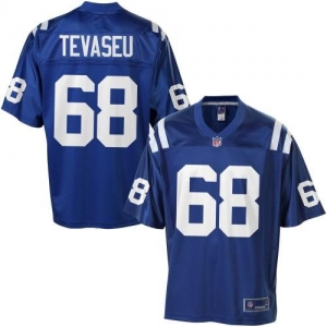 Pro Line Men's Indianapolis Colts Martin Tevaseu Team Color Jers