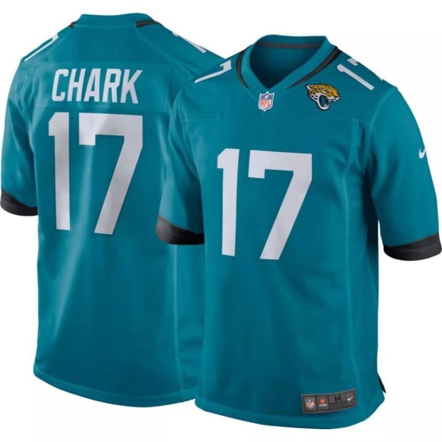 Nike Men's Jacksonville Jaguars DJ Chark #17 Black Game Jersey