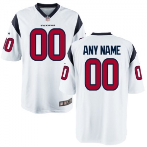 Nike Houston Texans Custom Game Jersey - White