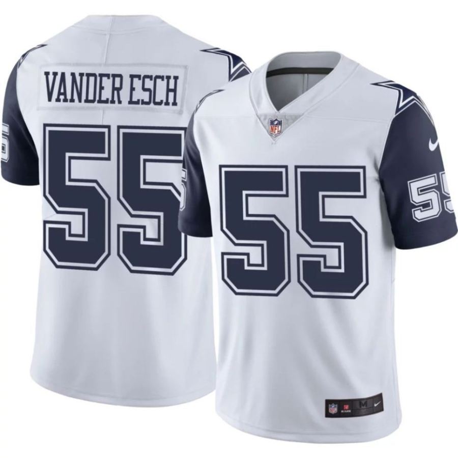 Nike Youth Dallas Cowboys Leighton Vander Esch #55 White Game Je