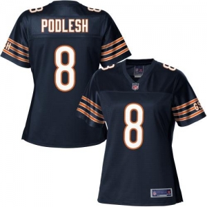 Pro Line Women's Chicago Bears Adam Podlesh Team Color Jersey