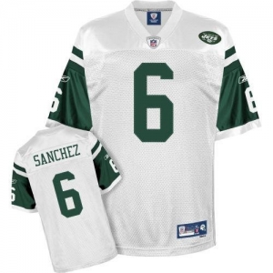 Reebok NFL Equipment New York Jets #6 Mark Sanchez White Premier