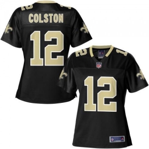 Pro Line Women's New Orleans Saints Marques Colston Team Color J