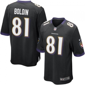 Men's Nike Baltimore Ravens Anquan Boldin Game Alternate Jersey