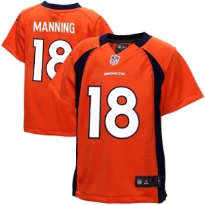 Nike Peyton Manning Denver Broncos Toddler Game Jersey - Orange