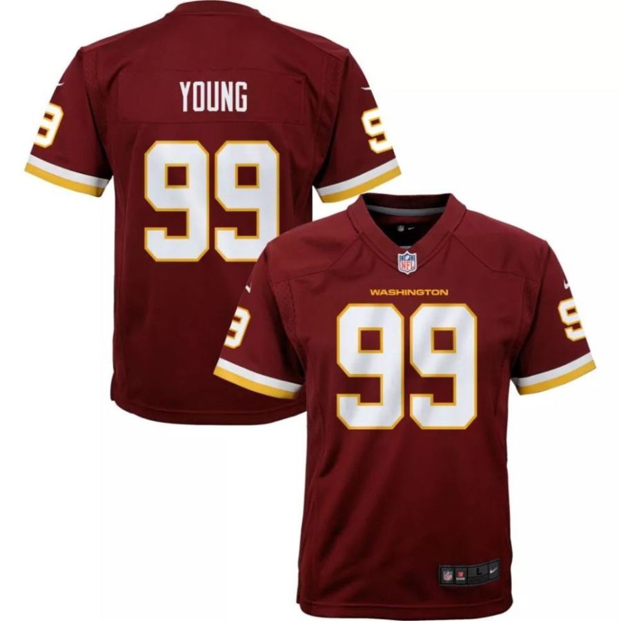 Nike Youth Washington Football Team Chase Young #99 Red Game Jer