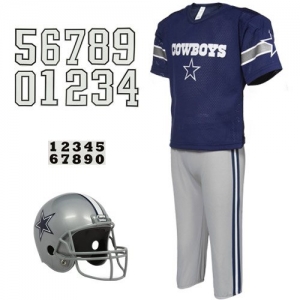 Dallas Cowboys Youth Navy Blue Deluxe Team Uniform Set