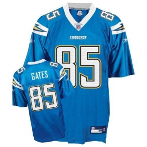 Reebok NFL Equipment San Diego Chargers #85 Antonio Gates Light