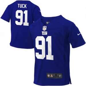 Nike Justin Tuck New York Giants Preschool Game Jersey - Royal B