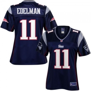 Pro Line Women's New England Patriots Julian Edelman Team Color