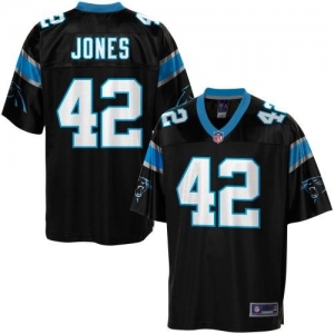 Pro Line Men's Carolina Panthers Colin Jones Team Color Jersey