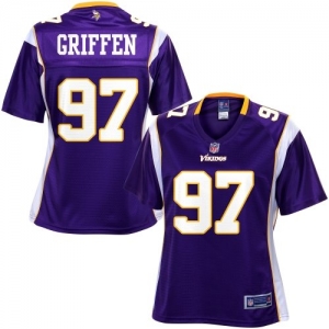 Pro Line Women's Minnesota Vikings Everson Griffen Team Color Je