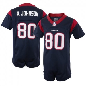 Nike Andre Johnson Houston Texans Newborn Game Romper Jersey - N