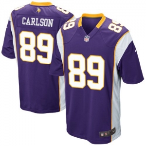 Nike John Carlson Minnesota Vikings Youth Game Jersey - Purple