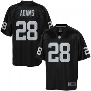 Pro Line Men's Oakland Raiders Phillip Adams Team Color Jersey