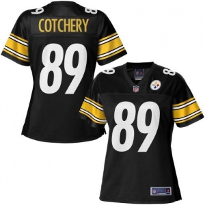 Pro Line Women's Pittsburgh Steelers Jerricho Cotchery Team Colo