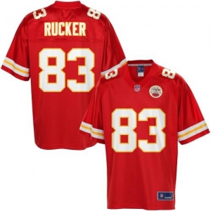 Pro Line Men's Kansas City Chiefs Martin Rucker Team Color Jerse