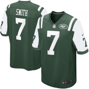 Nike Geno Smith New York Jets 2013 NFL Draft Game Jersey - Green