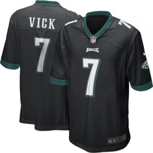 Nike Michael Vick Philadelphia Eagles Game Jersey - Black