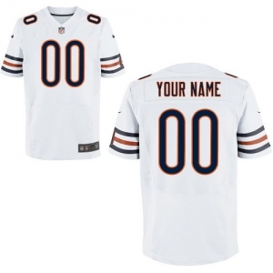 Nike Chicago Bears Customized Elite Jersey - White