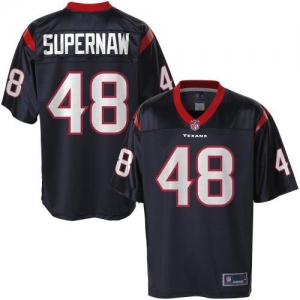 Pro Line Men's Houston Texans Phillip Supernaw Team Color Jersey