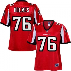 Pro Line Women's Atlanta Falcons Lamar Holmes Team Color Jersey