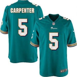 Nike Dan Carpenter Miami Dolphins Youth Game Jersey - Aqua