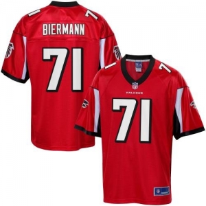 Pro Line Men's Atlanta Falcons Kroy Biermann Team Color Jersey