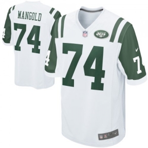 Nike Nick Mangold New York Jets Youth Game Jersey - White