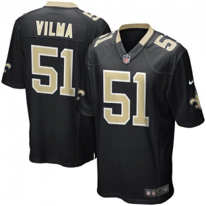 Nike Jonathan Vilma New Orleans Saints Youth Game Jersey - Black