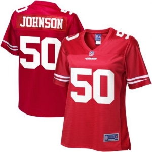 Pro Line Women's San Francisco 49ers Cam Johnson Team Color Jers