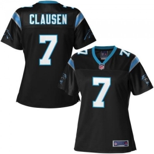 Pro Line Women's Carolina Panthers Jimmy Clausen Team Color Jers