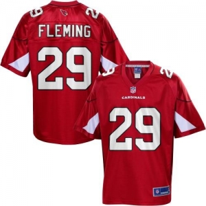 Pro Line Men's Arizona Cardinals Jamell Fleming Team Color Jerse