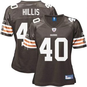 Reebok Peyton Hillis Cleveland Browns Women's Replica Jersey - B