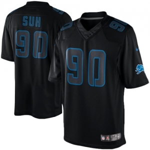 Nike Ndamukong Suh Detroit Lions Youth Impact Jersey - Black