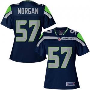 Pro Line Women's Seattle Seahawks Mike Morgan Team Color Jersey