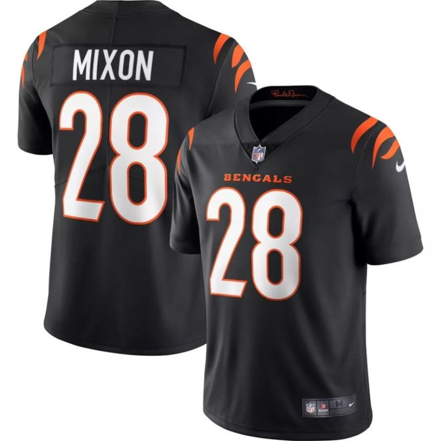 Nike Men's Cincinnati Bengals Joe Mixon #28 Black Limited Jersey