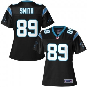 Pro Line Women's Carolina Panthers Steve Smith Team Color Jersey