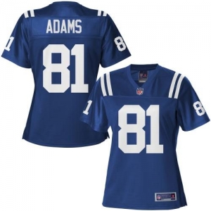 Pro Line Women's Indianapolis Colts Kris Adams Team Color Jersey